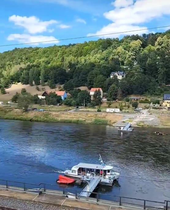 Elbblick Leilighet Königstein an der Elbe Eksteriør bilde