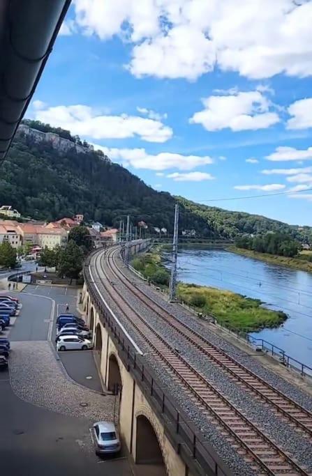 Elbblick Leilighet Königstein an der Elbe Eksteriør bilde
